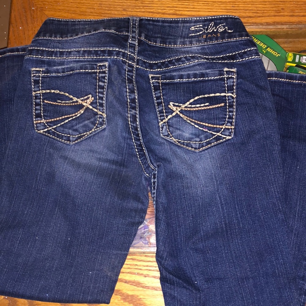 Silver jeans